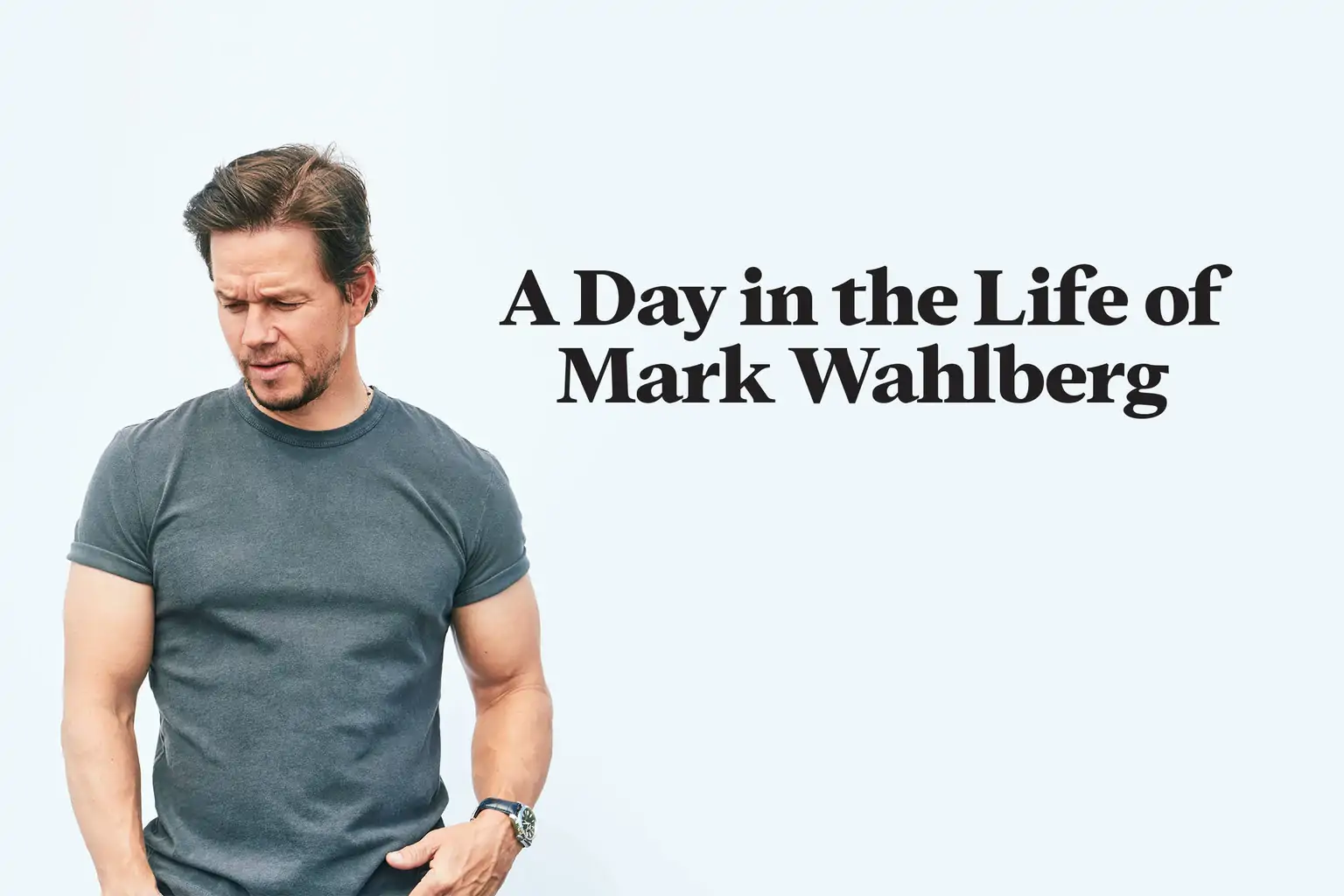 Mark Wahlberg Shows Off Buzz Cut While Promoting Tequila: Photos