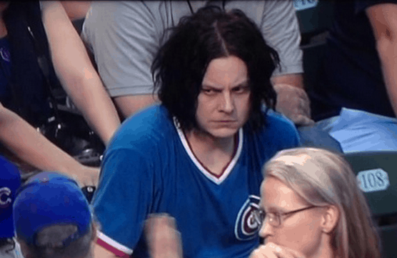 Just a Picture of Jack White the Time of His Life at a Baseball Game - RELEVANT
