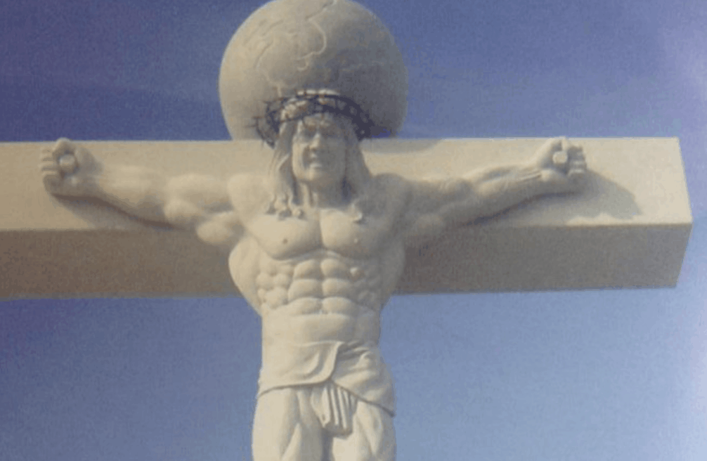 A few years ago, someone blessed the internet with a photo of a buff Jesus ...