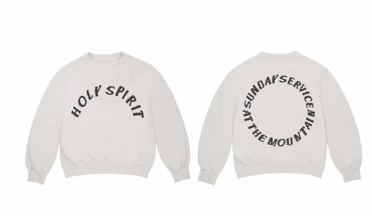 Kanye's Sunday Service Merch Includes $225 'Holy Spirit' Shirts