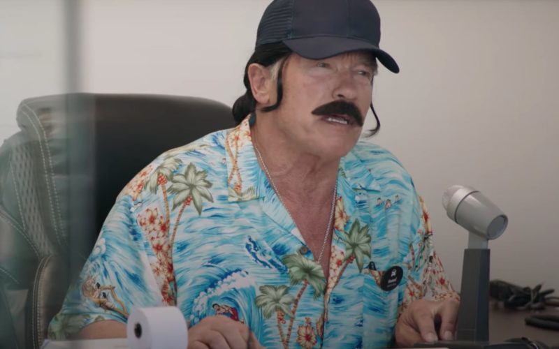 Watch a Poorly Disguised Arnold Schwarzenegger Go Undercover to Sell