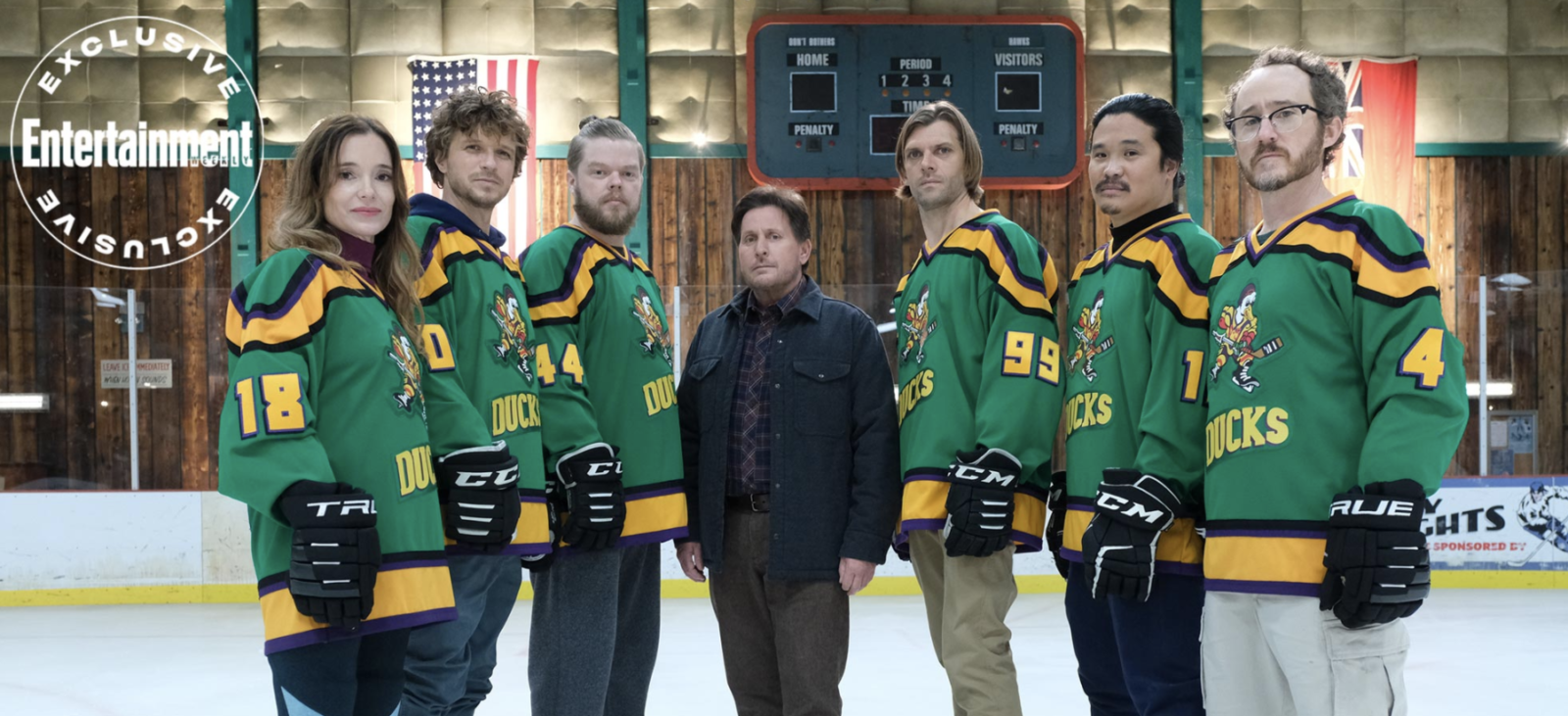The reunion photo for Disney+'s new Mighty Ducks show made us feel old