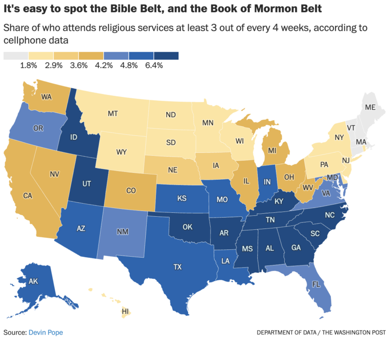 New Study: Only Five Percent of Americans Regularly Attend Church ...