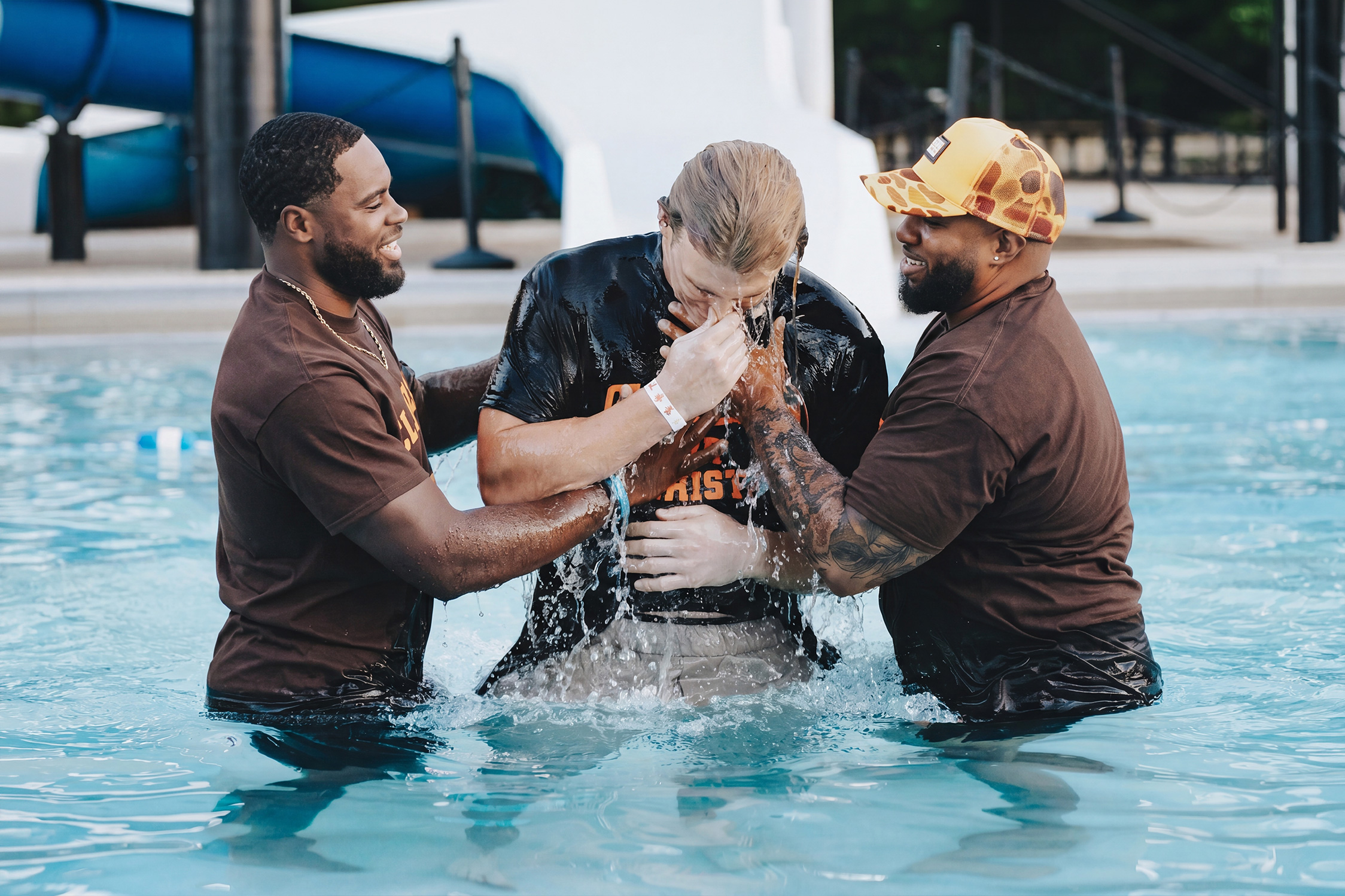Defensive Rookie of the Year Carson Schwesinger Got Baptized